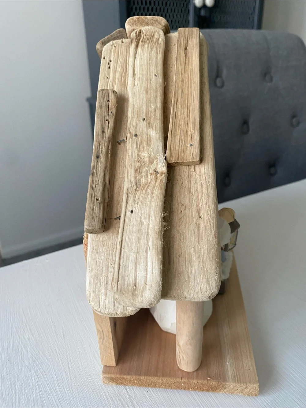 Drift Wood Nativity Set - Handcrafted Holiday Figurines Christmas Decor